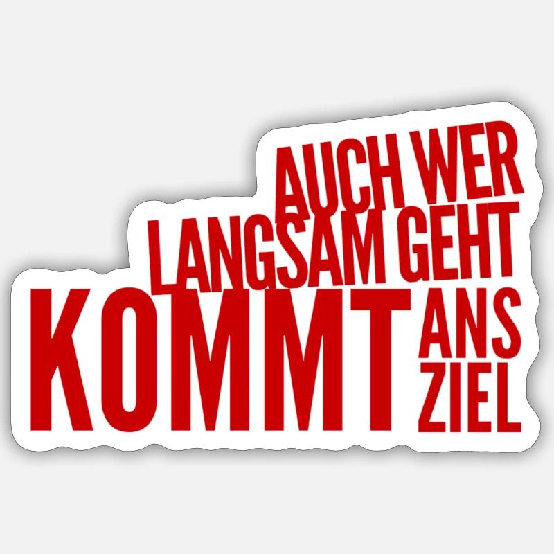 lass dir Zeit Sticker Größe S (10 x 10 cm)