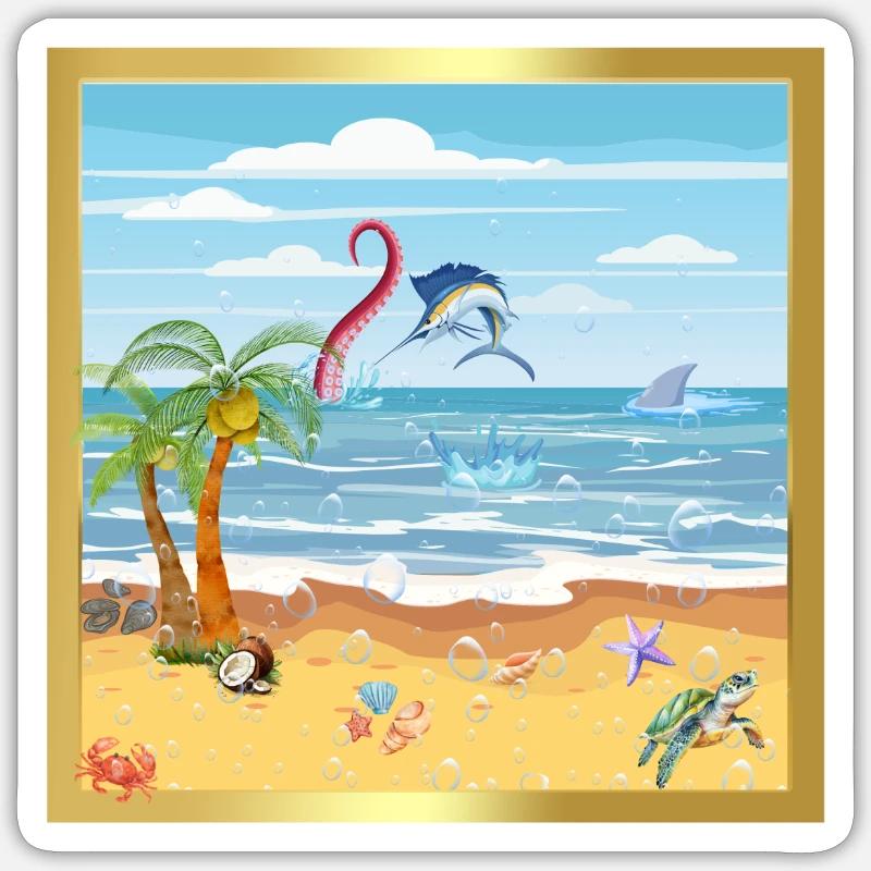 Sticker Größe S (10 x 10 cm) - 