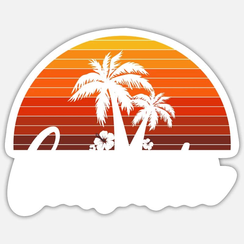 Canada - Sticker taille S (10 x 10 cm) - blanc mat