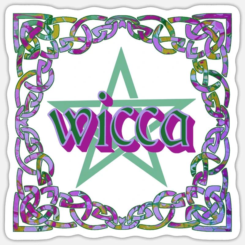 Celtic Frame Wicca E 230 Sticker size S (10 x 10 cm)