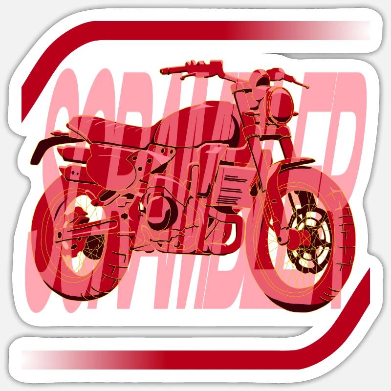 Cavalier Scrambler Sticker size S (10 x 10 cm)