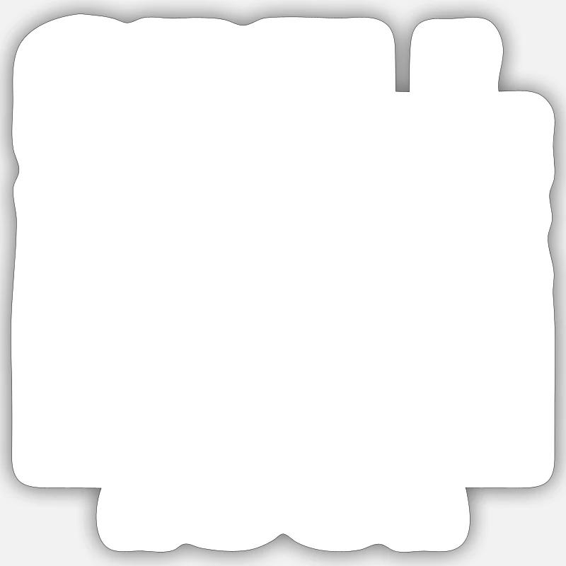 Barbecue 1961 - Sticker taille S (10 x 10 cm) - blanc mat