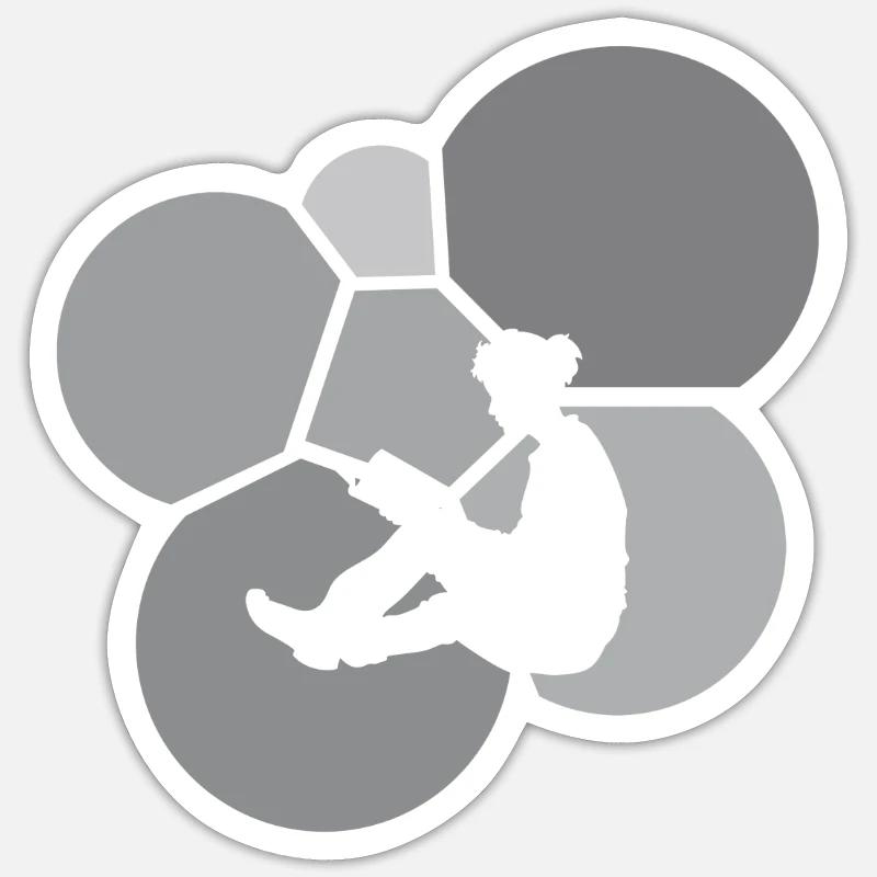 Sticker taille S (10 x 10 cm) - 