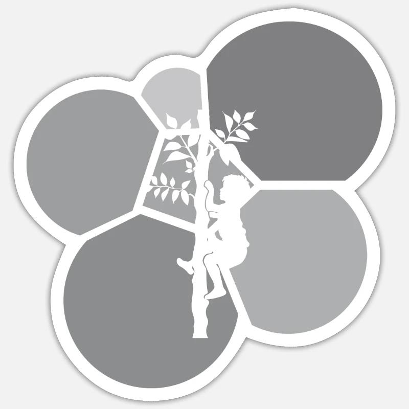 Grimper Sticker taille S (10 x 10 cm)