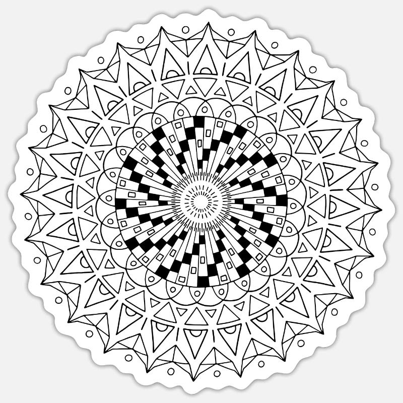 Mesmerizing Wheel Sticker size S (10 x 10 cm)