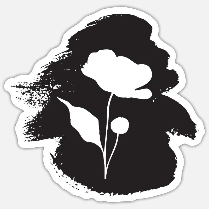 Florist Hobbygärtner Botanisch - Sticker Größe S (10 x 10 cm) - Mattweiß
