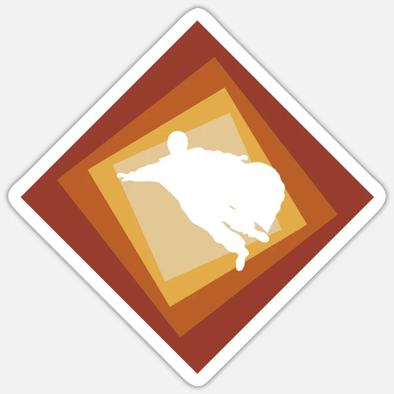 Sticker taille S (10 x 10 cm) - 