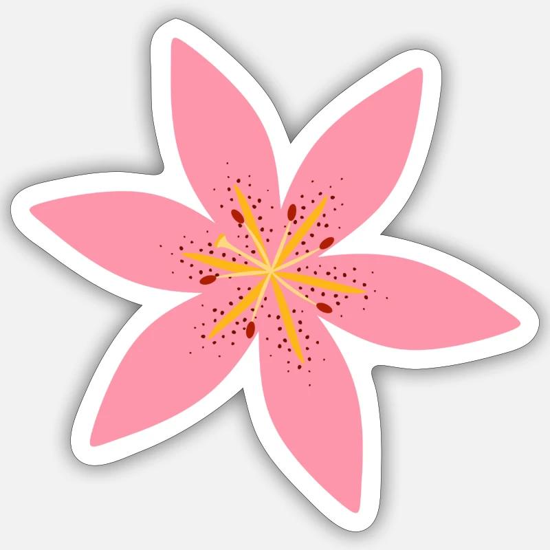 Fleur de lys Sticker taille S (10 x 10 cm)