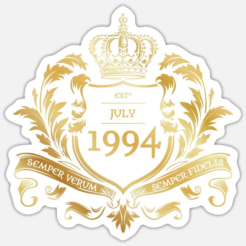 30e anniversaire Établi 07/1994 Sticker taille S (10 x 10 cm)