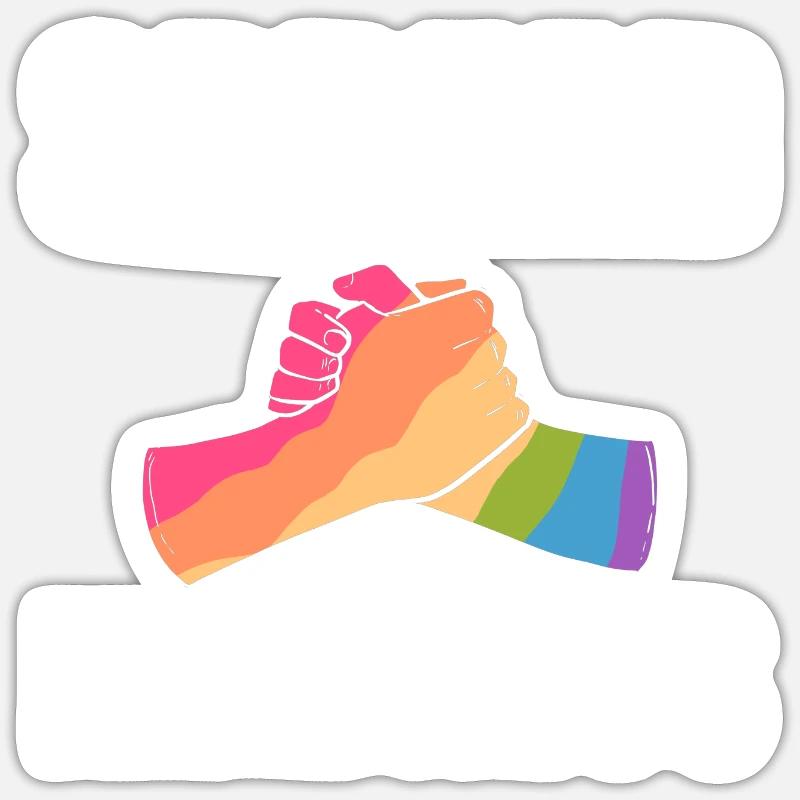 Mobbing - Sticker Größe S (10 x 10 cm) - Mattweiß