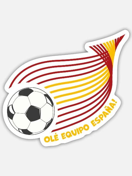 Equipo Espana - Sticker Größe S (10 x 10 cm) - Mattweiß
