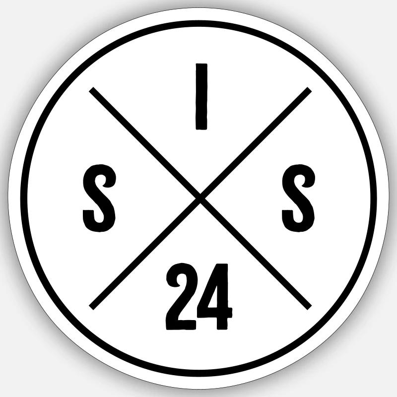 Sœur 2024 - Sticker taille S (10 x 10 cm) - blanc mat