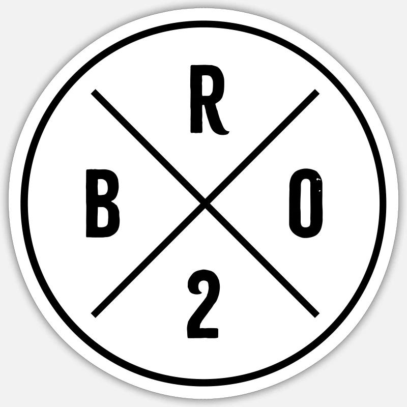 Frère 2 Sticker taille S (10 x 10 cm)