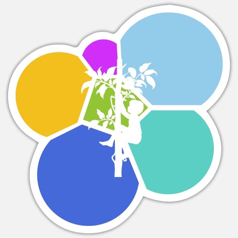 Sticker taille S (10 x 10 cm) - 