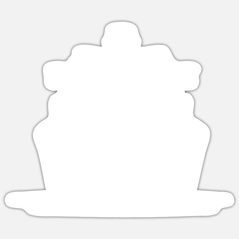 Maquette de bateau constructeur de bateaux cargo - Sticker taille S (10 x 10 cm) - blanc mat
