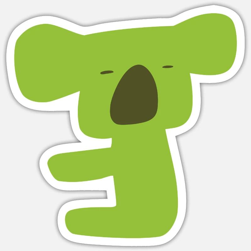 Koala Sticker size S (10 x 10 cm)