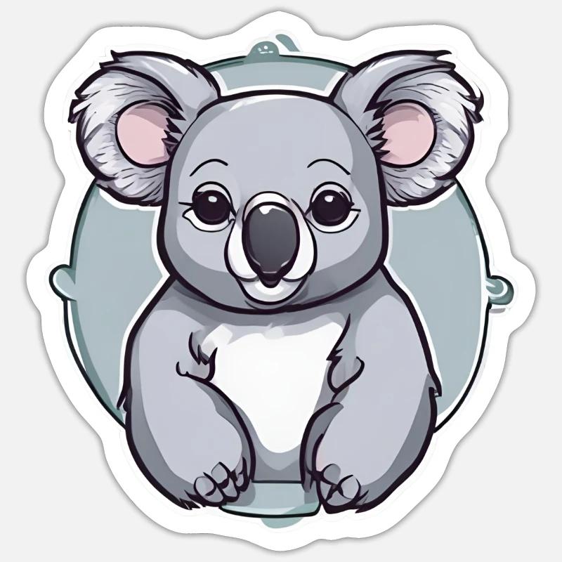Bébé koala Sticker taille S (10 x 10 cm)