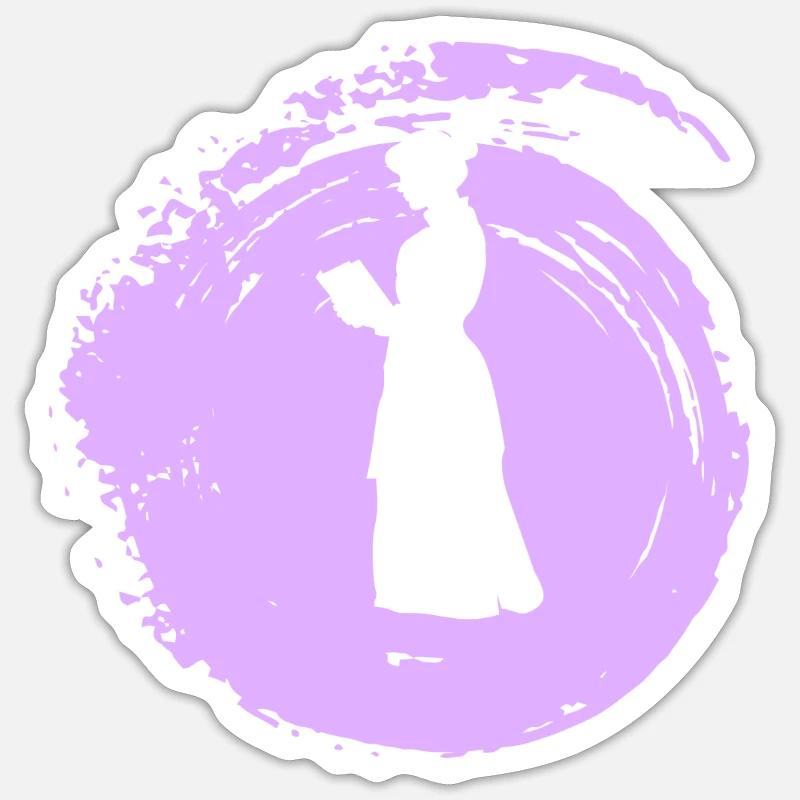 Read Author Sticker size S (10 x 10 cm)