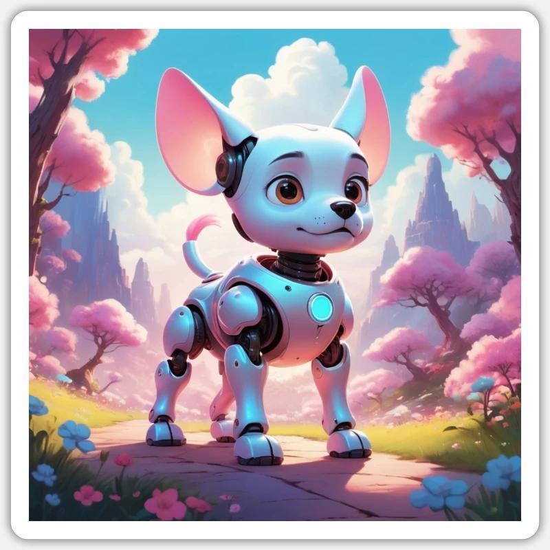 Robodog Sticker size S (10 x 10 cm)