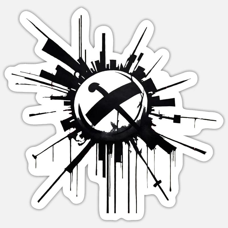 Sticker taille S (10 x 10 cm) - 