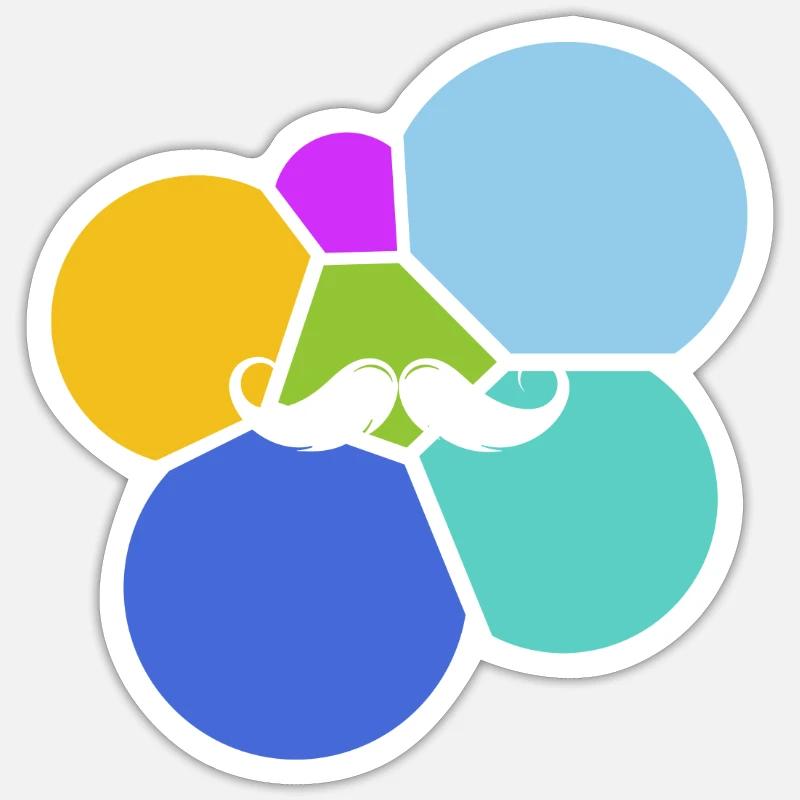 Sticker Größe S (10 x 10 cm) - 