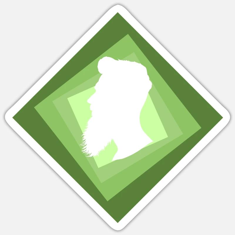 Sticker Größe S (10 x 10 cm) - 