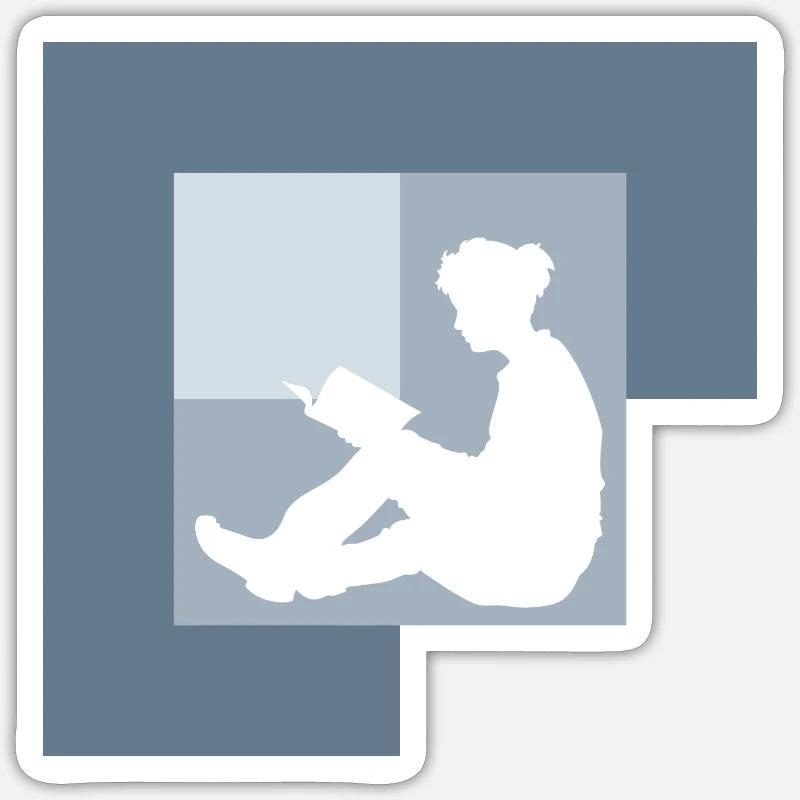 Literature Education Sticker size S (10 x 10 cm)