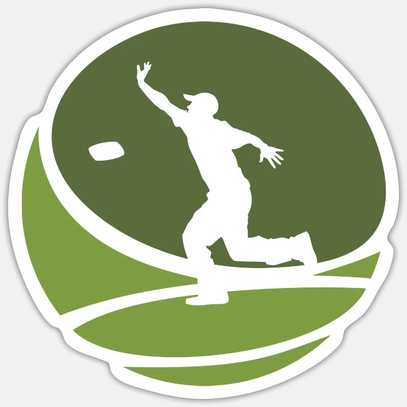 Cornhole Turnier - Sticker Größe S (10 x 10 cm) - Mattweiß