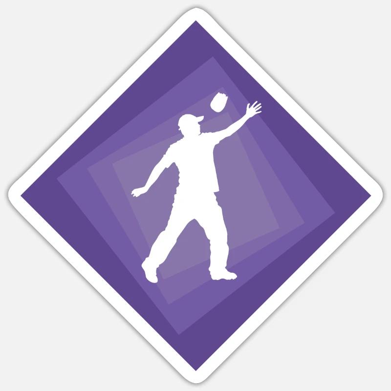 Spiel Säckchen Cornhole Sticker Größe S (10 x 10 cm)