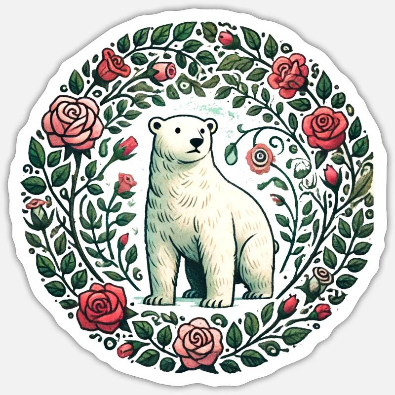Polar Bear Sticker size S (10 x 10 cm)
