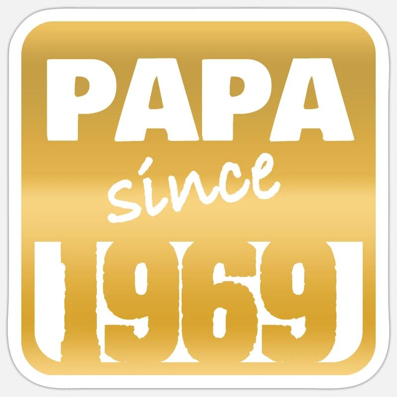 1969 - Sticker size S (10 x 10 cm) - white matte