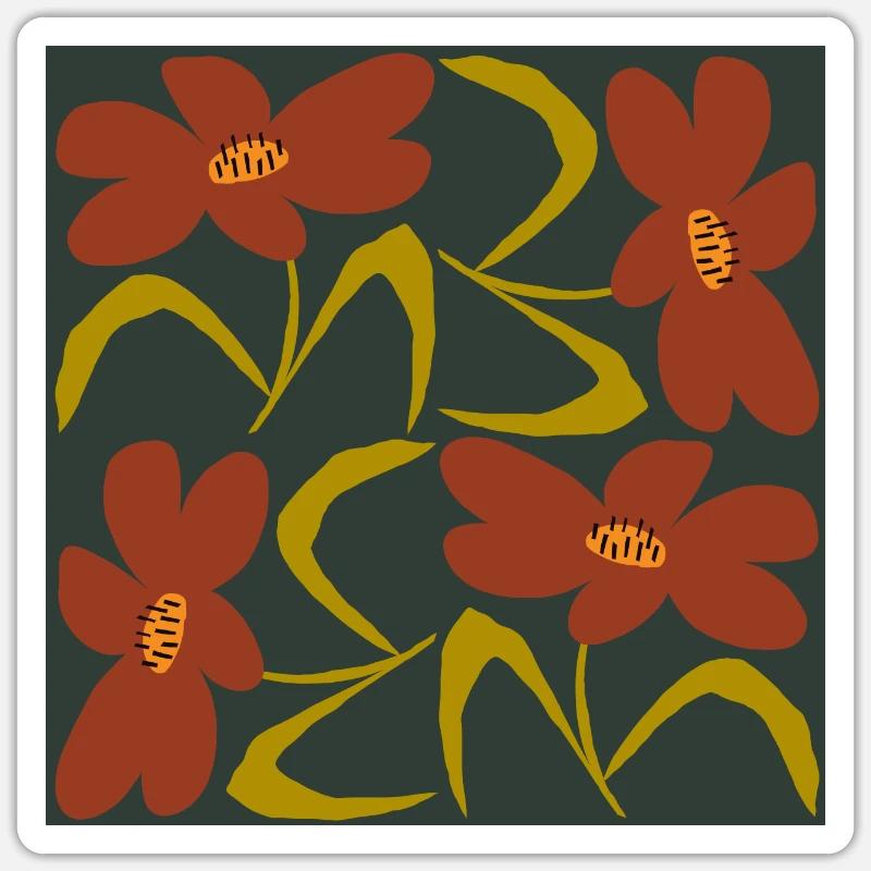 F66 - Sticker taille S (10 x 10 cm) - blanc mat