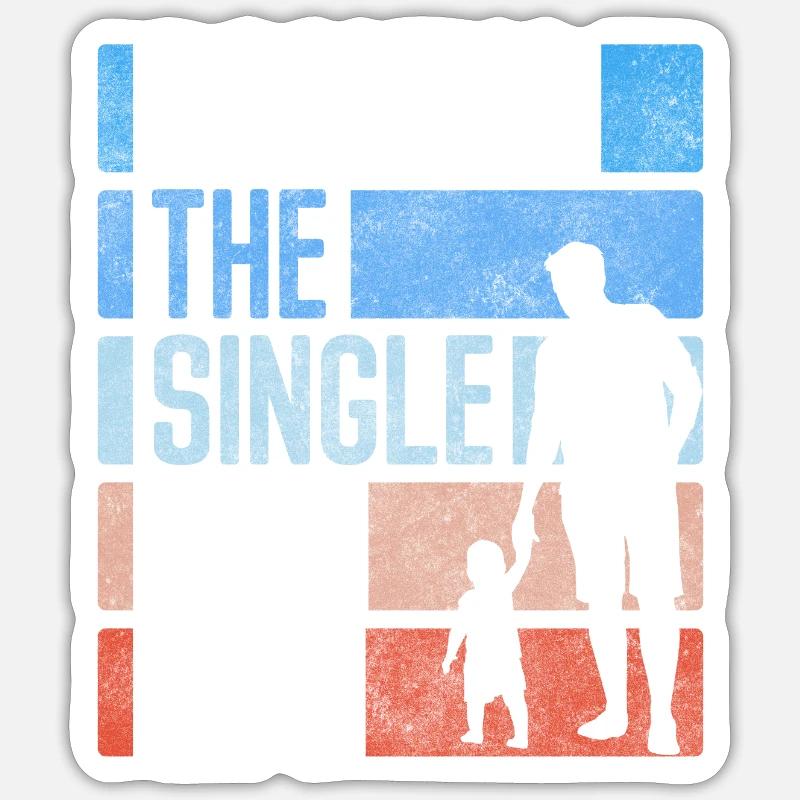 Single Relationship Status Humor Sticker size S (10 x 10 cm)
