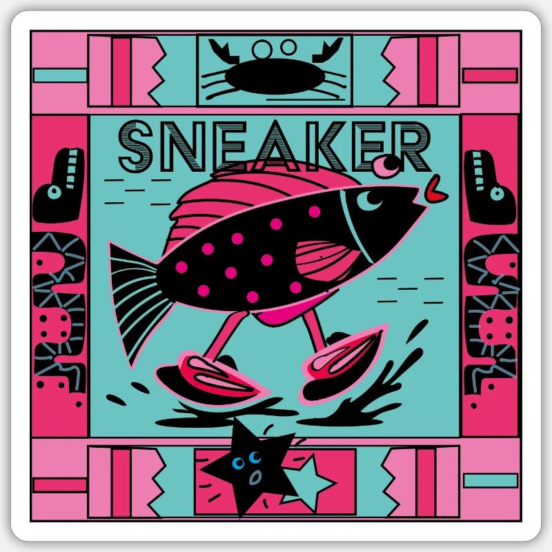 Sticker Größe S (10 x 10 cm) - 