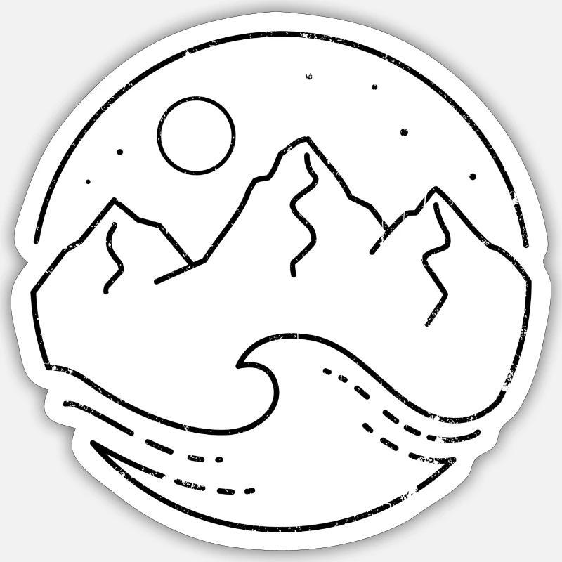 Sticker Größe S (10 x 10 cm) - 
