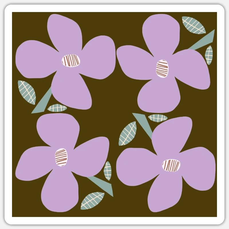 F67 - Sticker taille S (10 x 10 cm) - blanc mat