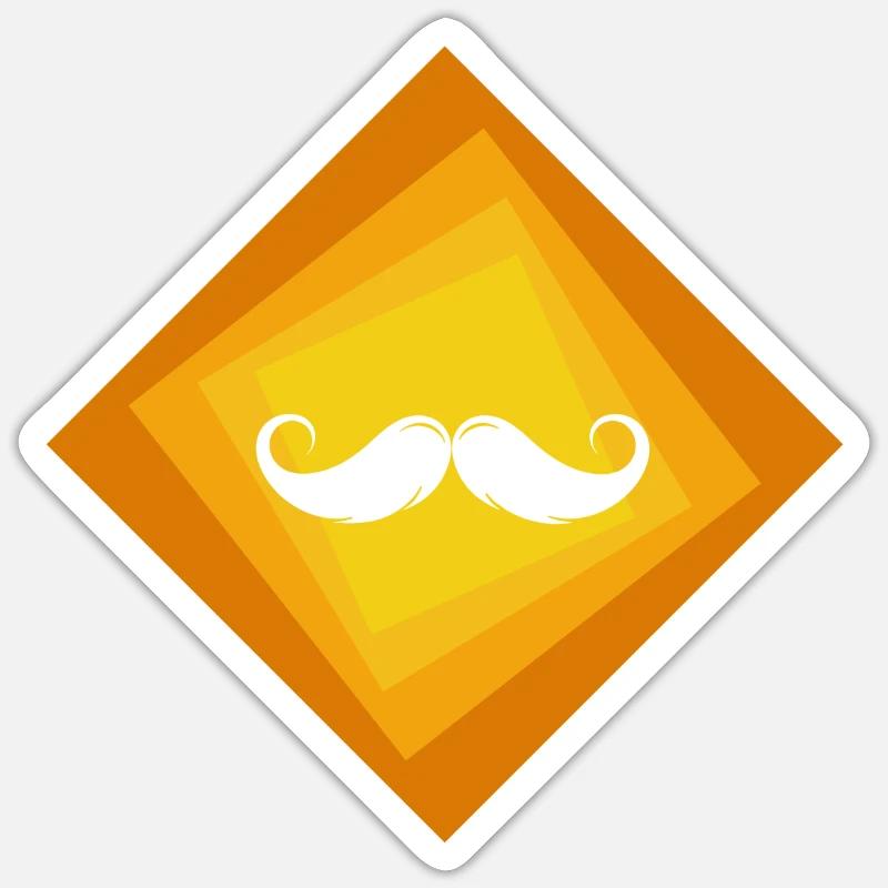 Bart Sir - Sticker size S (10 x 10 cm) - white matte