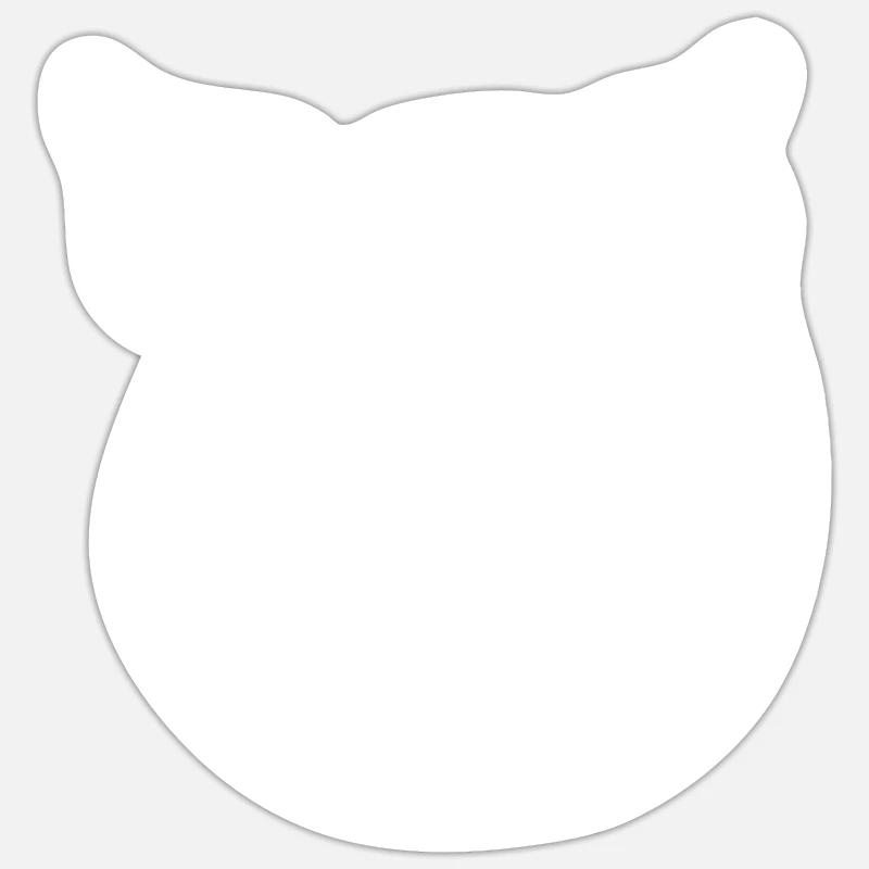 Cochon Cochon - Sticker taille S (10 x 10 cm) - blanc mat