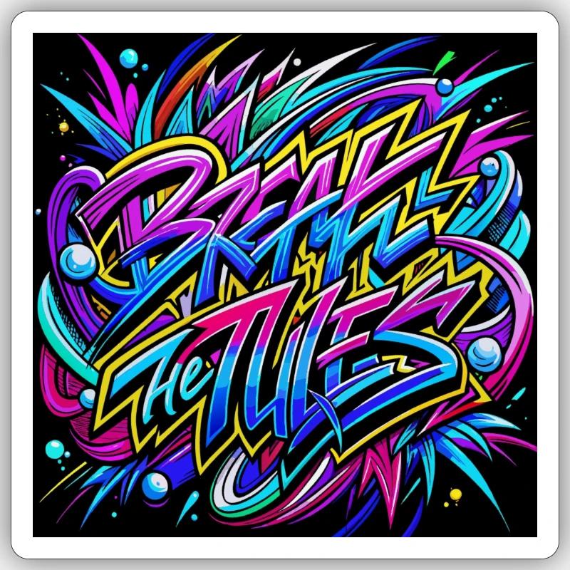 Sticker Größe S (10 x 10 cm) - 