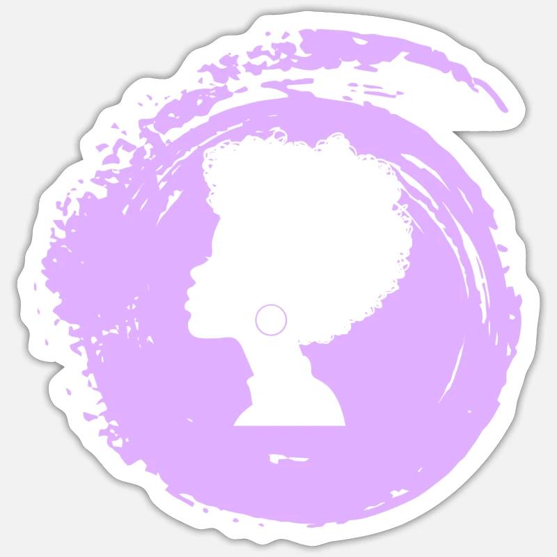 Âme - Sticker taille S (10 x 10 cm) - blanc mat