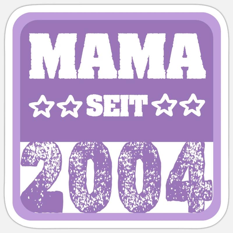 2004 - Sticker taille S (10 x 10 cm) - blanc mat