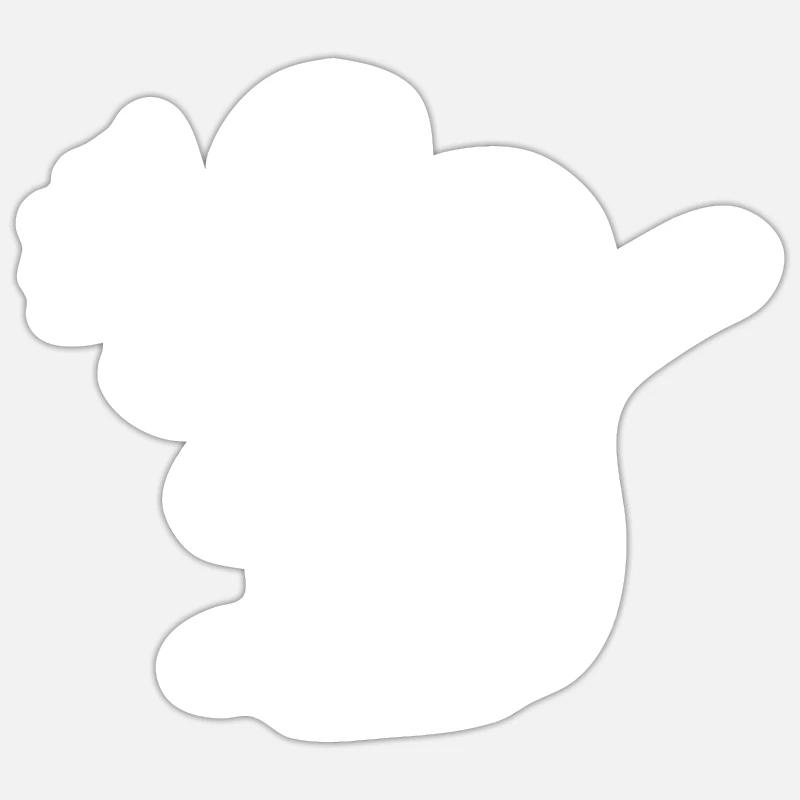 Rat Mouse - Sticker size S (10 x 10 cm) - white matte
