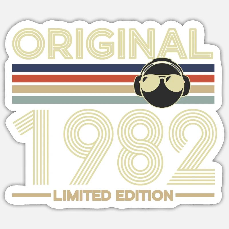 1982 Sticker size S (10 x 10 cm)