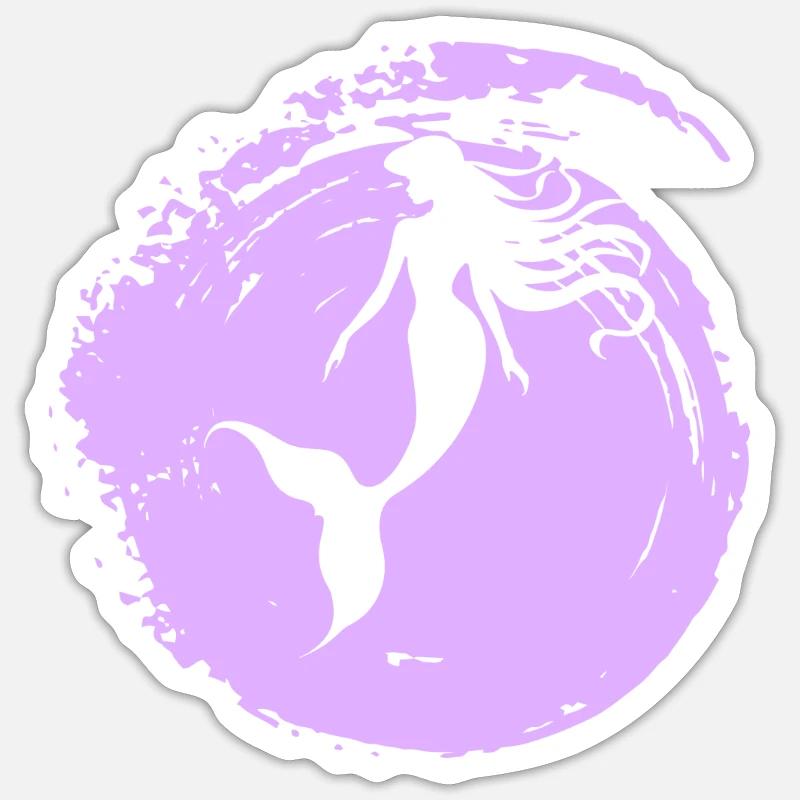 Mythical Creature Fin Sticker size S (10 x 10 cm)