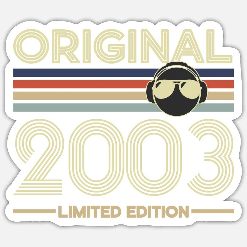 2003 Sticker Größe S (10 x 10 cm)