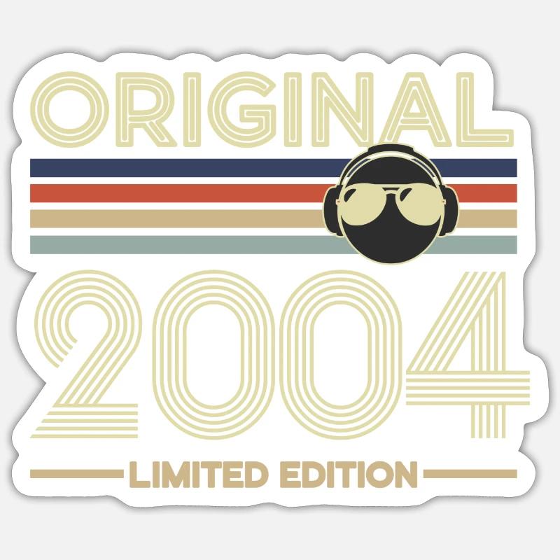 2004 - Sticker size S (10 x 10 cm) - white matte