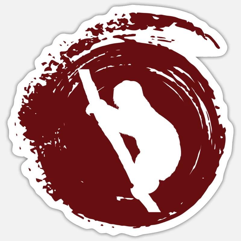 Sloth Rest Chill - Sticker size S (10 x 10 cm) - white matte