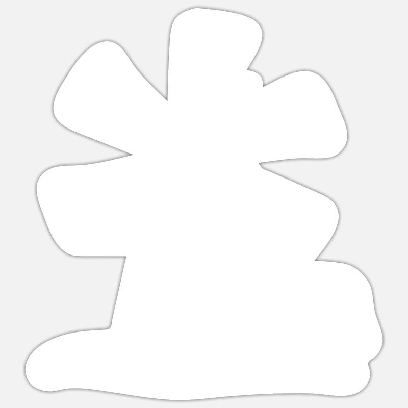 Windmill - Sticker size S (10 x 10 cm) - white matte