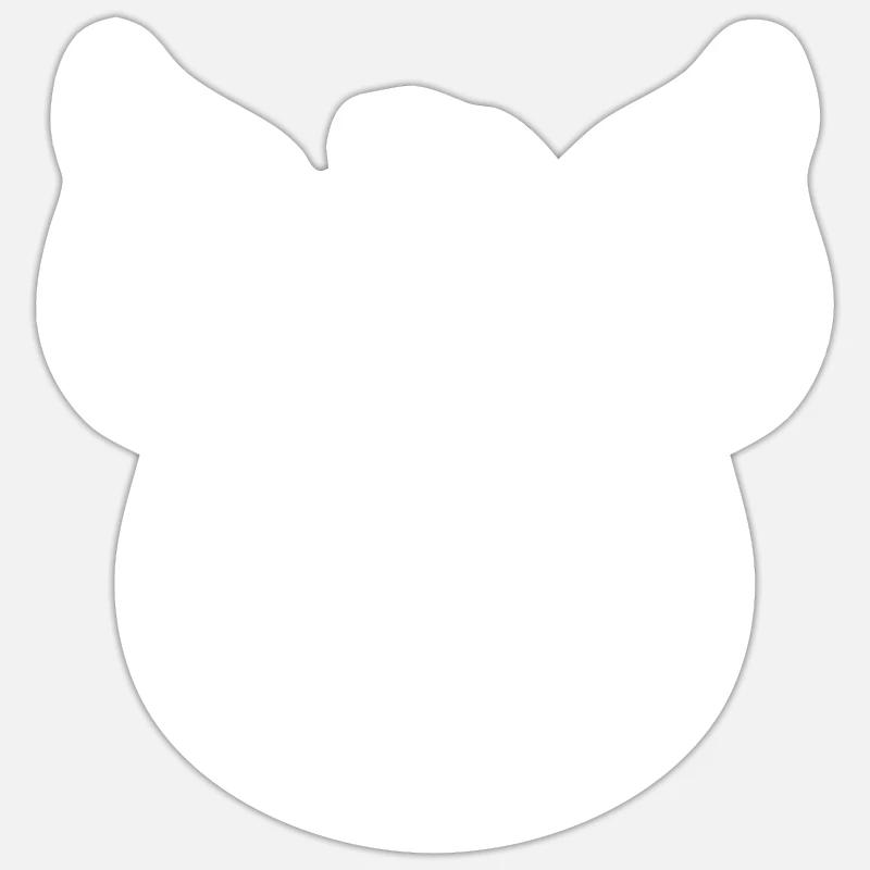 Cochon Cochon - Sticker taille S (10 x 10 cm) - blanc mat