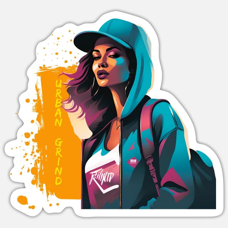 Sticker taille S (10 x 10 cm) - 